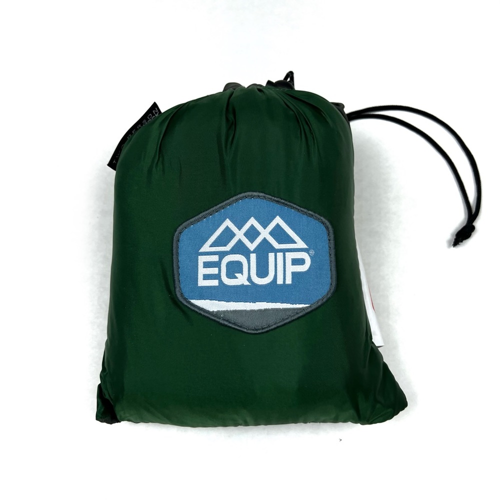NWT Equip Two Person Travel Hammock Green & Grey - Picture 2 of 12